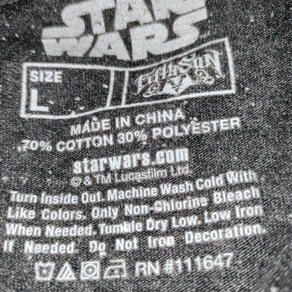 Greyish/Black Darth Vader T-shirt - Picture 2 of 2